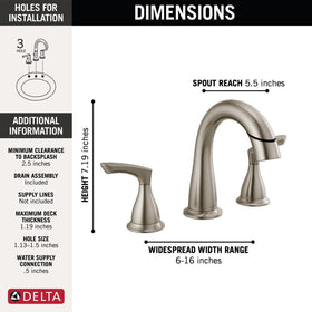 Delta Broadmoor easy install with quick-connect hoses