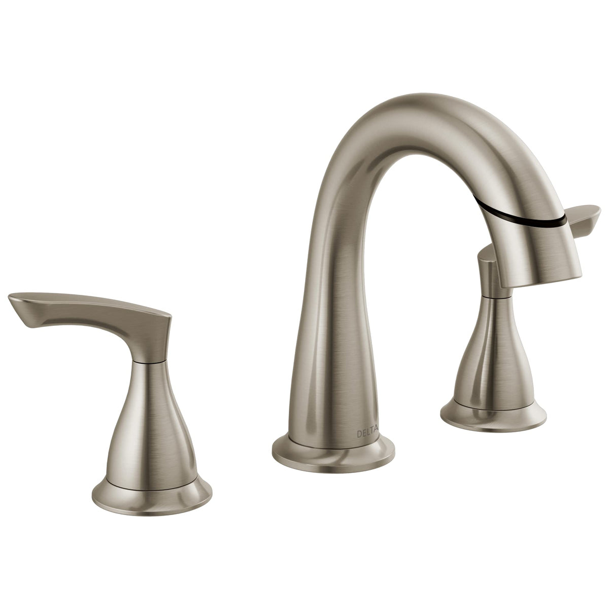 Delta Broadmoor pull-down sprayer shown for easy sink cleaning and reach