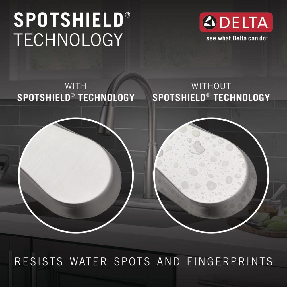 Delta Capertee deck-plate-included option for flexible 1- or 3-hole configurations
