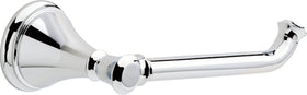 Delta Cassidy toilet paper holder front view in polished chrome for classic style