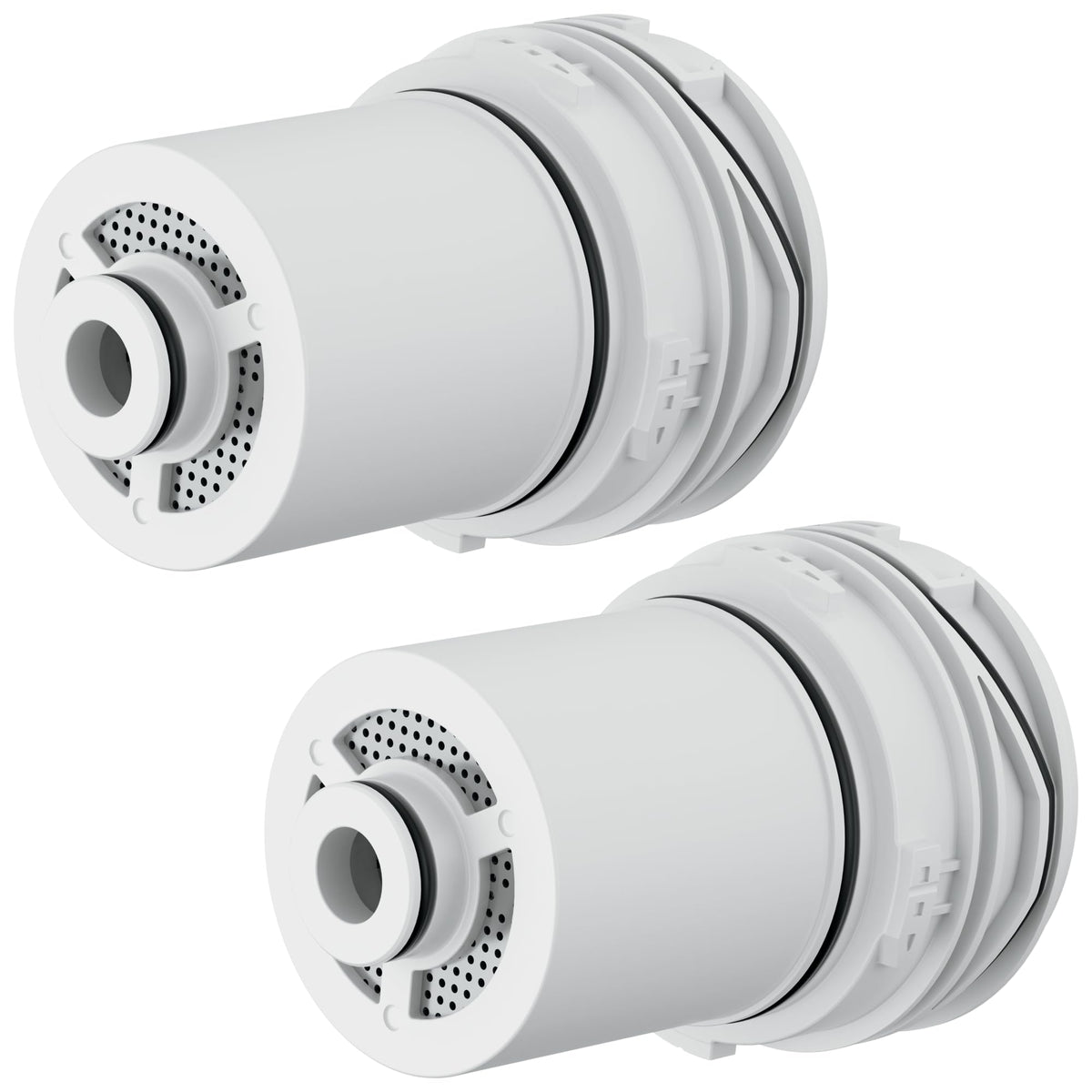 Delta Clarifi shower filter attachment shows easy installation and cleaner water.