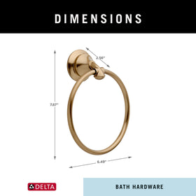 Delta coordinating bathroom accessories with Linden faucet for cohesive style