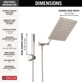Delta easy-installation ensures tool-free setup in minutes