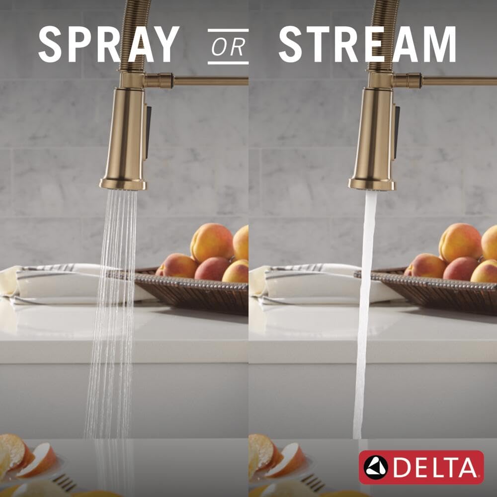Delta Ermelo Pro lead-free compliant faucet supports safe kitchen use.