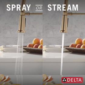 Delta Ermelo Pro lead-free compliant faucet supports safe kitchen use.