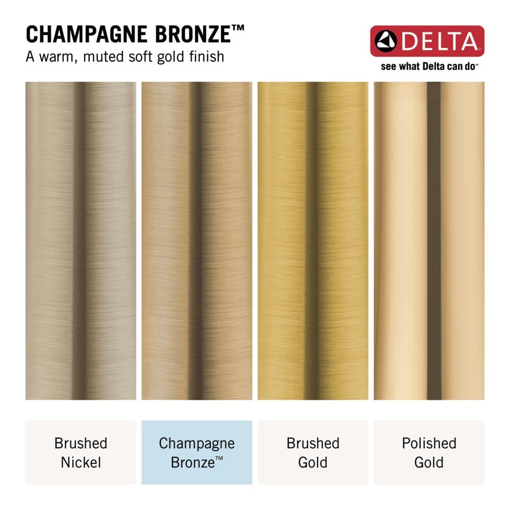 Delta Ermelo Pro Touch-Clean spray holes simplify maintenance and cleaning.