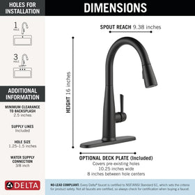 Delta Essa TempSense LED indicates water temperature before use