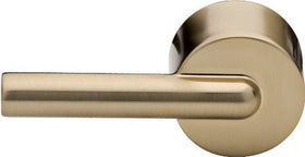 Delta Faucet Trinsic trip lever in champagne bronze, front view for a sleek bath update.