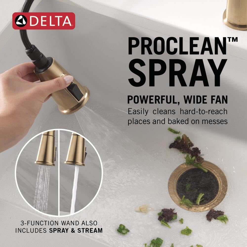 MagnaTite docking on Delta Finnridge keeps the spray wand securely docked when not in use.