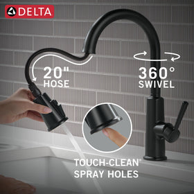 Delta Finnridge no-lead NSF/ANSI 61 certified for safe kitchen use