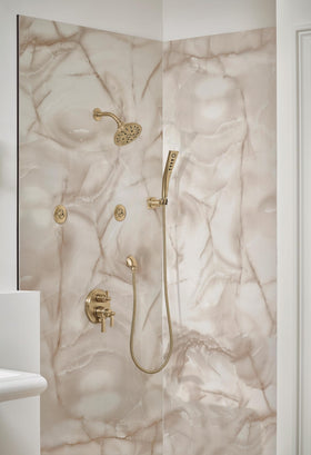 DELTA hand shower connection ready for replacement or new installation projects.