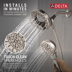 Delta In2ition 3-way diverter system enables separate or combined use