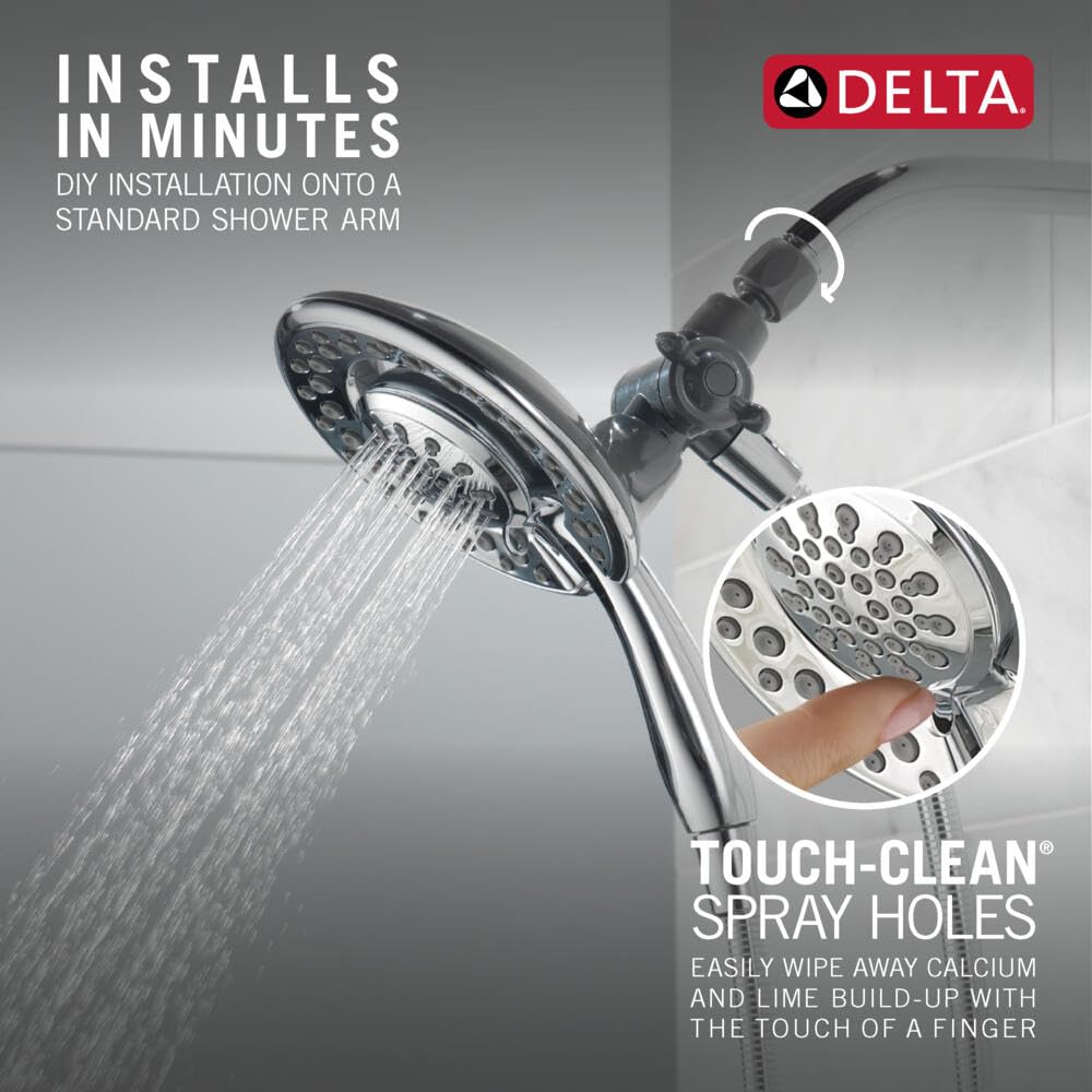 DELTA In2ition full-body spray option delivers a refreshing rinse