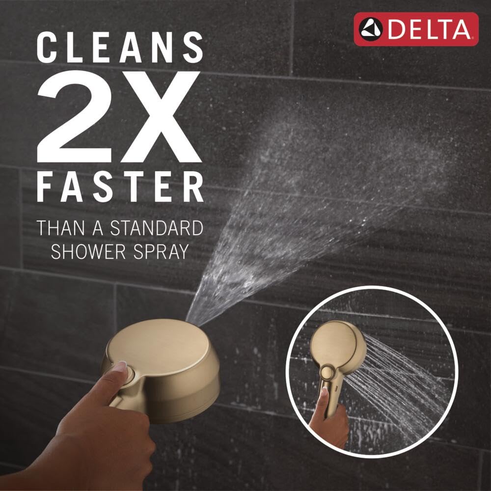 Delta In2ition handheld detachable hose for flexible rinsing