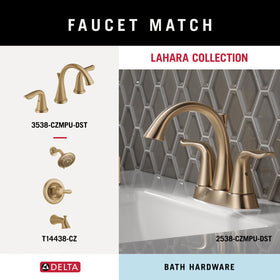 Delta Lahara champagne bronze durable zinc construction for daily use