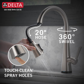 Delta Lenta Diamond Seal technology reduces leaks for long life.