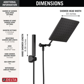 Delta matte black finish close-up showing durable coating