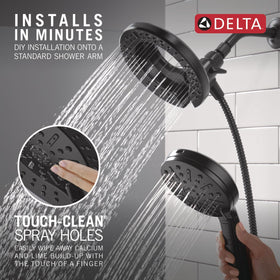 Delta matte black finish withstands salt fog and chemicals for long-lasting beauty.