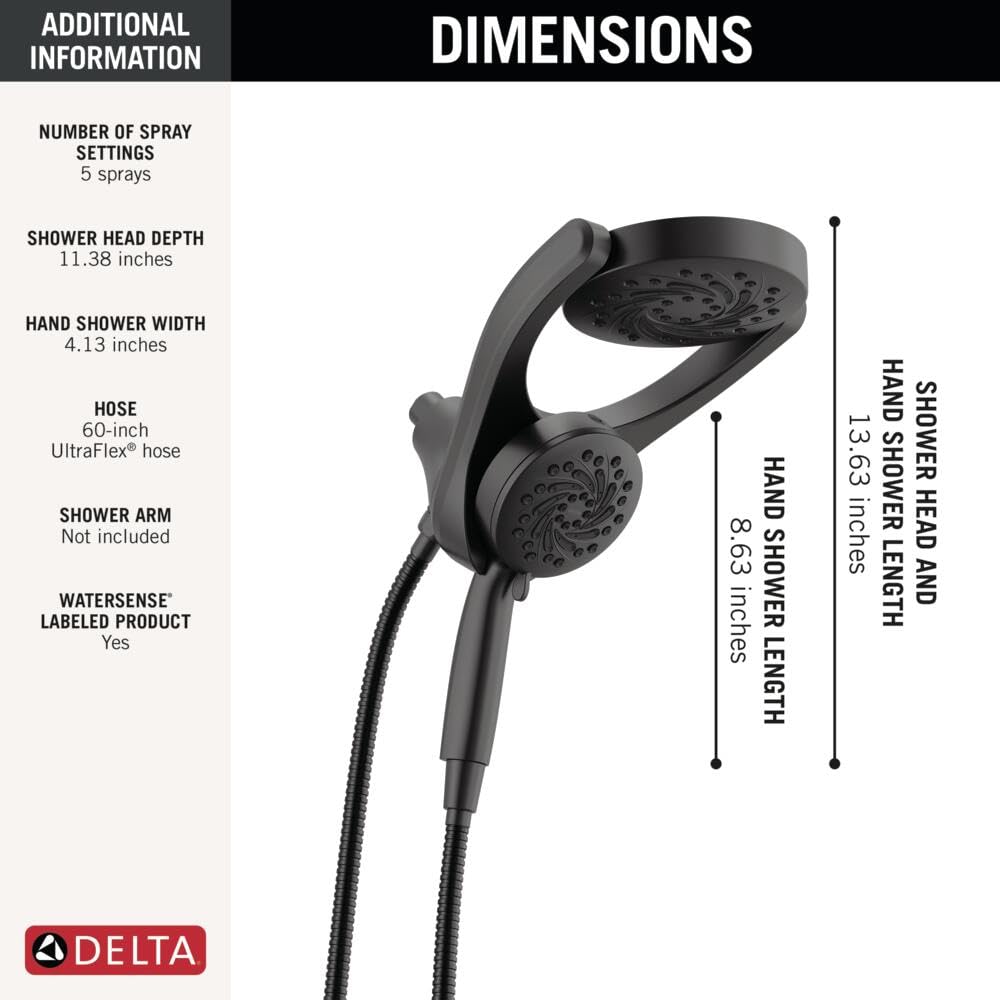 Matte black finish withstands wear while maintaining a sleek look.