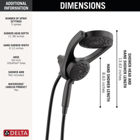 Matte black finish withstands wear while maintaining a sleek look.