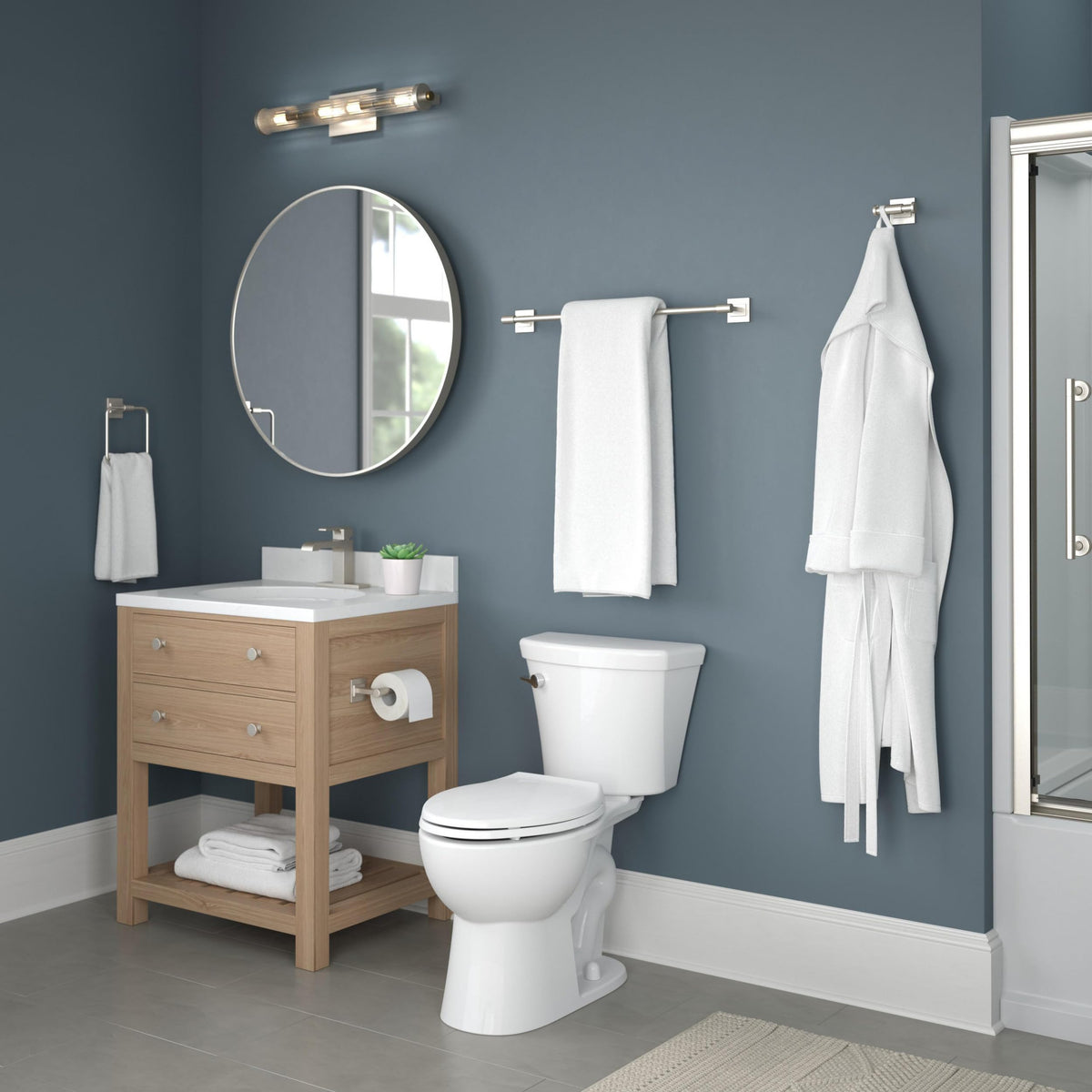 Delta McLaren SpotShield finish resists water spots and fingerprints