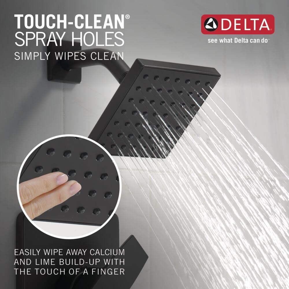 Delta Modern standard 1/2-inch pipe fitting for easy installation.
