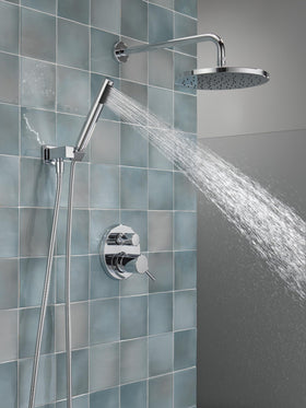 Delta Modern 14 Series chrome finish resists corrosion and stays bright.
