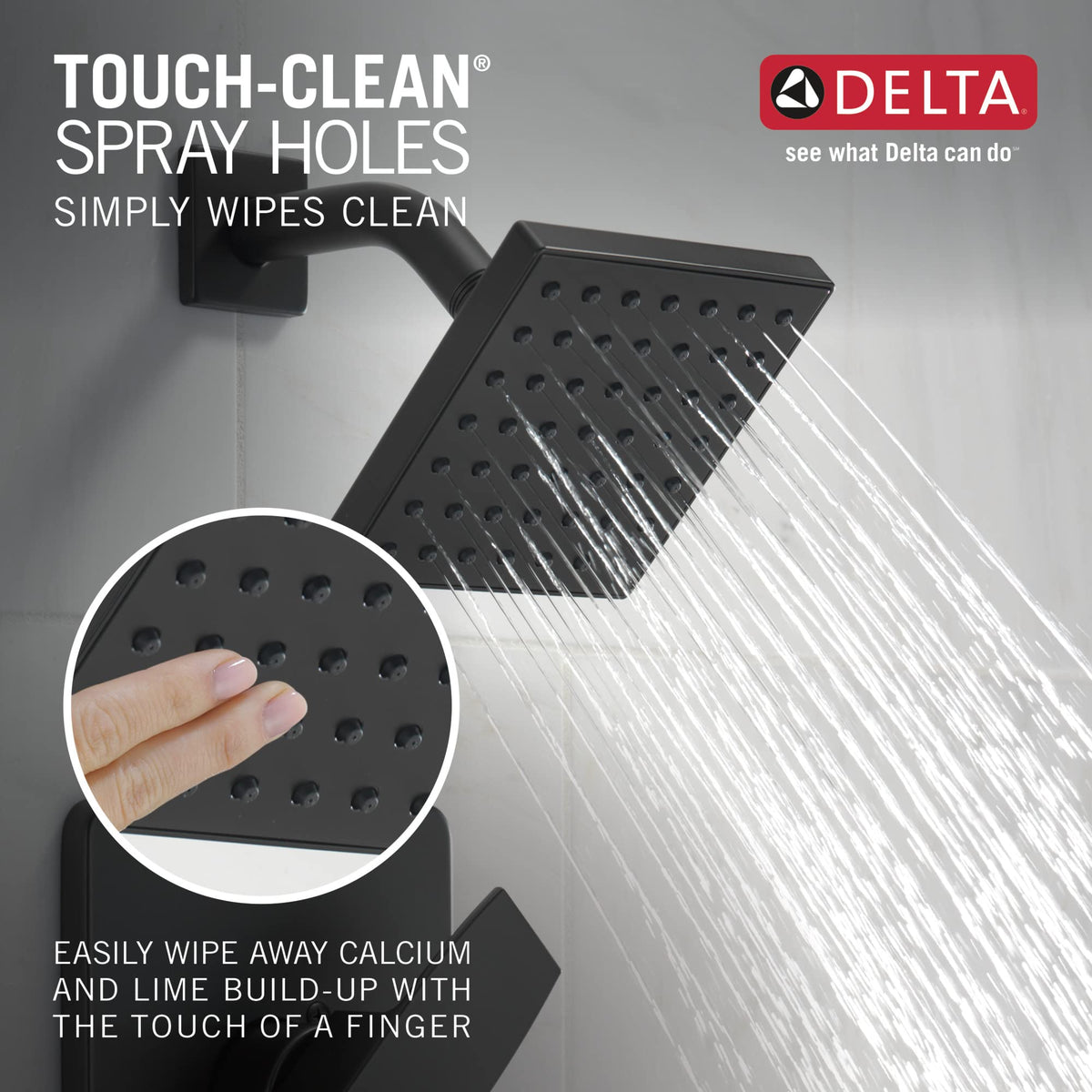 Delta Modern 14 Series full-body spray in action