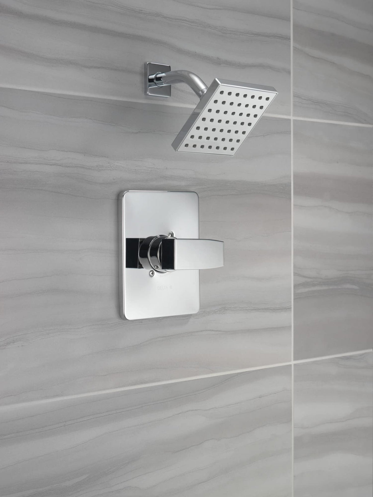 Delta Modern 14 Series installation guide image demonstrates quick, confident setup.
