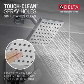 Delta Modern 14 Series monitor valve cartridge ensures steady temperature control.