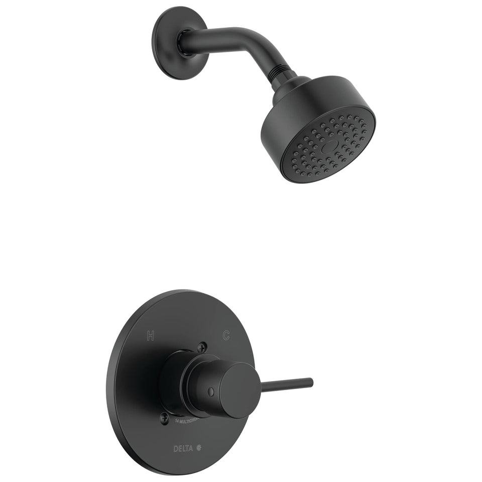 Delta Modern 14 Series shower head with full-body spray for a refreshing shower
