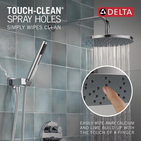 Delta Modern 14 Series wall elbow for secure installation.