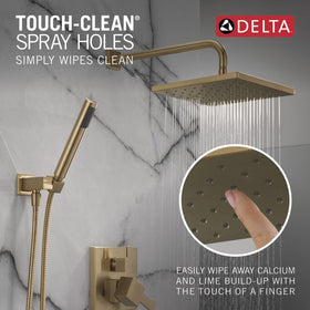 Delta Modern 14 wall-mount bracket in champagne bronze.