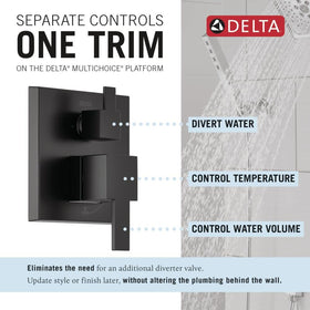 Delta Modern 14 wall-mounted handheld shower for versatile cleansing