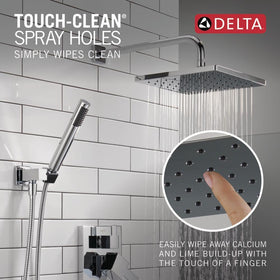 Delta Modern 14 wall elbow provides secure, clean plumbing connections.