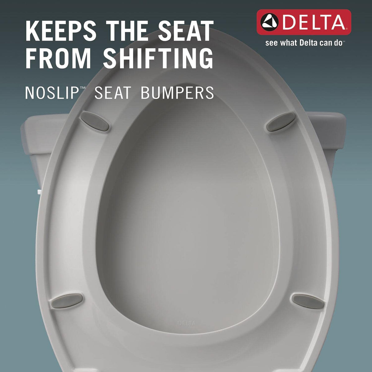 Delta Morgan seat on toilet during installation ready for everyday use.