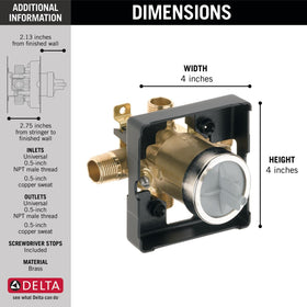 Delta MultiChoice screwdriver stops image demonstrates straightforward installation.