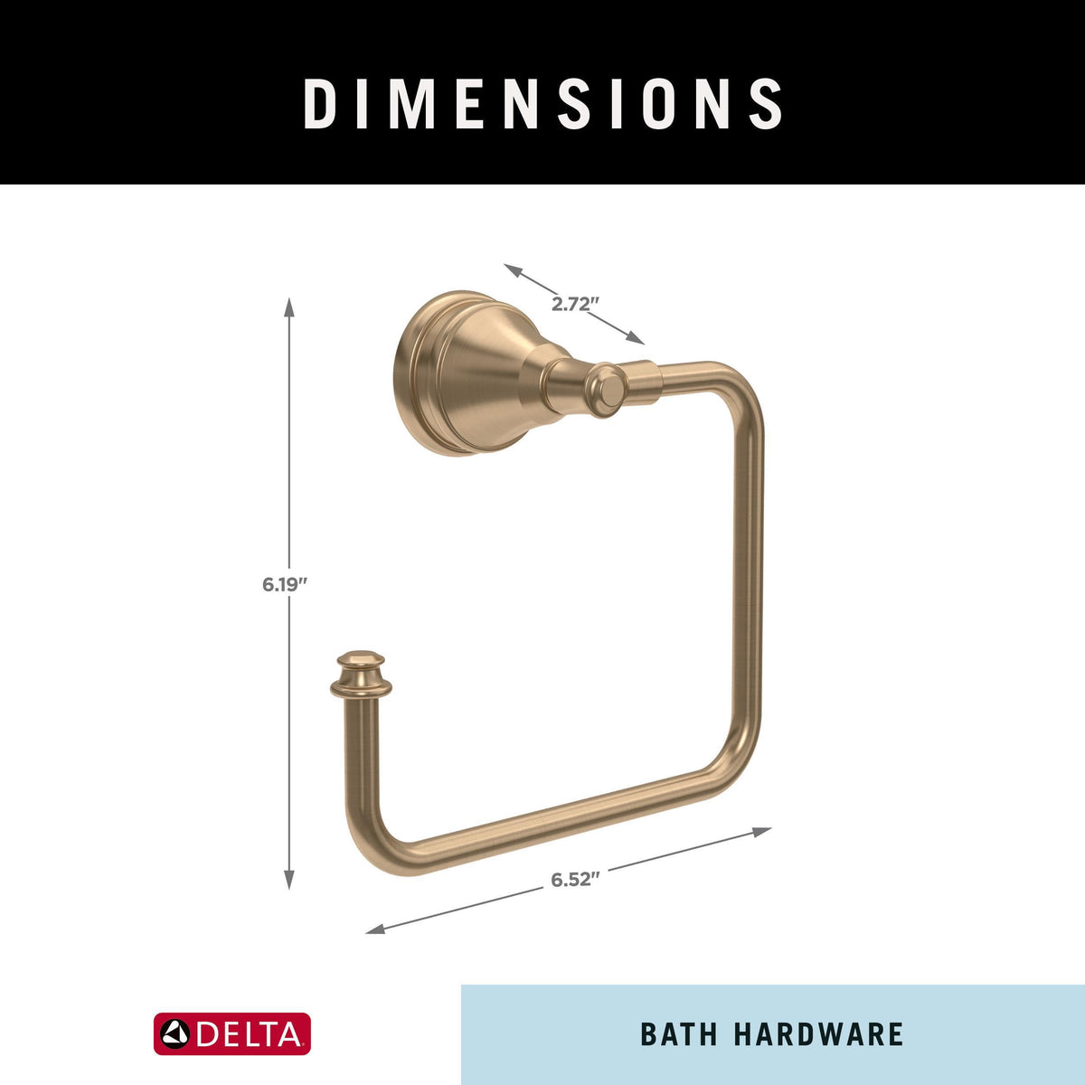Champagne bronze accents pair with neutrals and jewel tones in the Mylan collection