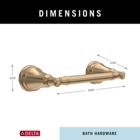 Delta Mylan champagne bronze finish close-up on durable surface