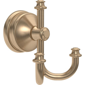 Delta Mylan towel hook wall-mount in champagne bronze finish for organized spaces.