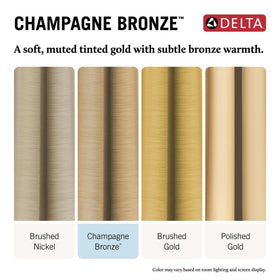 Delta Nicoli pause setting demonstrates water-saving feature for shaving and lathering.