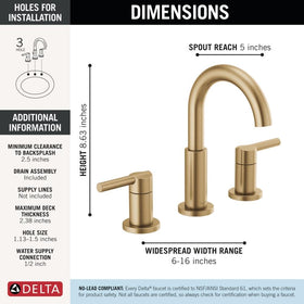 DELTA Nicoli durable valve ensures smooth handle operation over time.