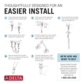 Delta Nicoli durability Brilliance finish stands up to daily use.
