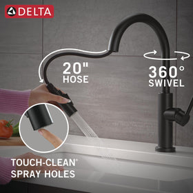 Delta Nicoli corrosion-resistant finish stands up to kitchen conditions over time