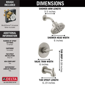 Delta Nicoli Monitor valve cartridge ensures stable temperature
