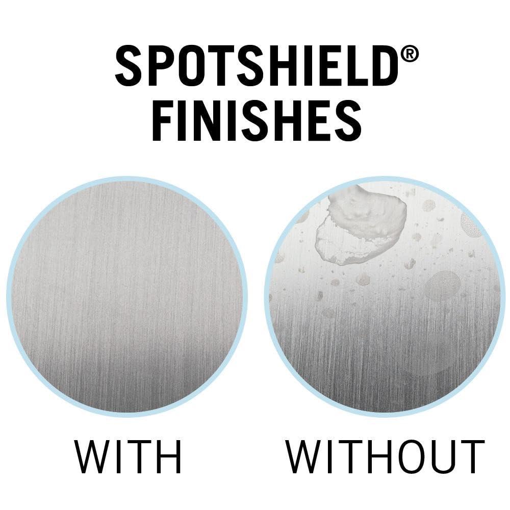 Single-hole installation option with included deck plate for flexible mounting