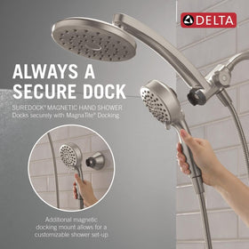 Delta PivotPro 3-way diverter enables overhead and handheld use