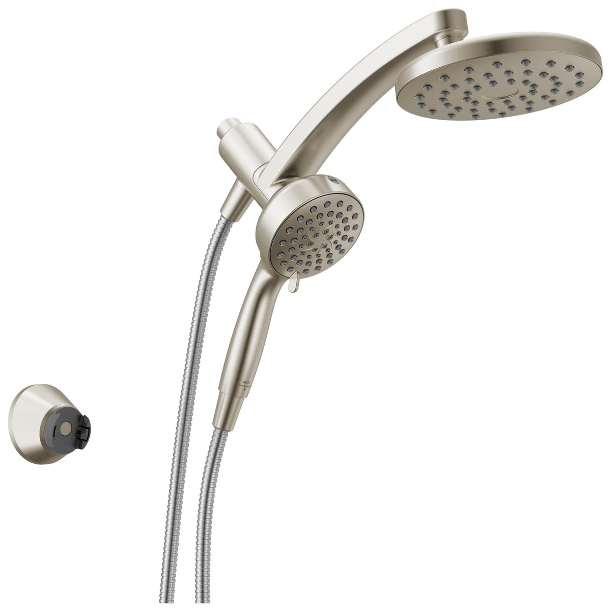 Delta PivotPro 7-inch raincan pivots for adjustable shower angles