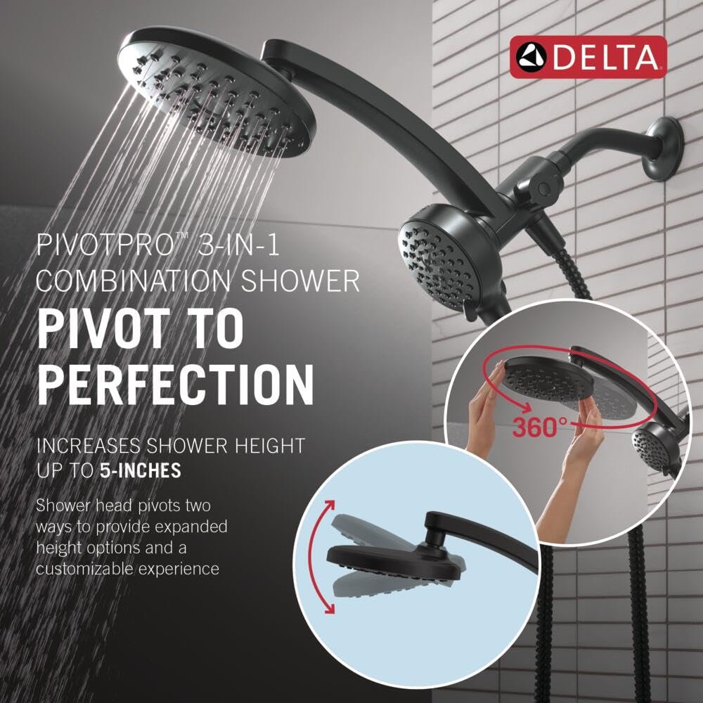 Delta PivotPro ProClean high-pressure spray for thorough cleansing
