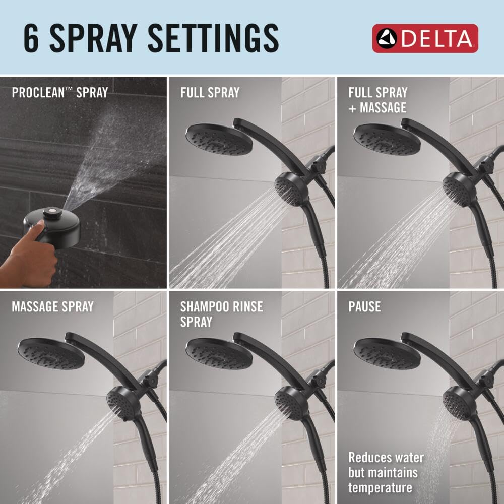 Delta PivotPro shampoo rinse spray for thorough hair cleansing